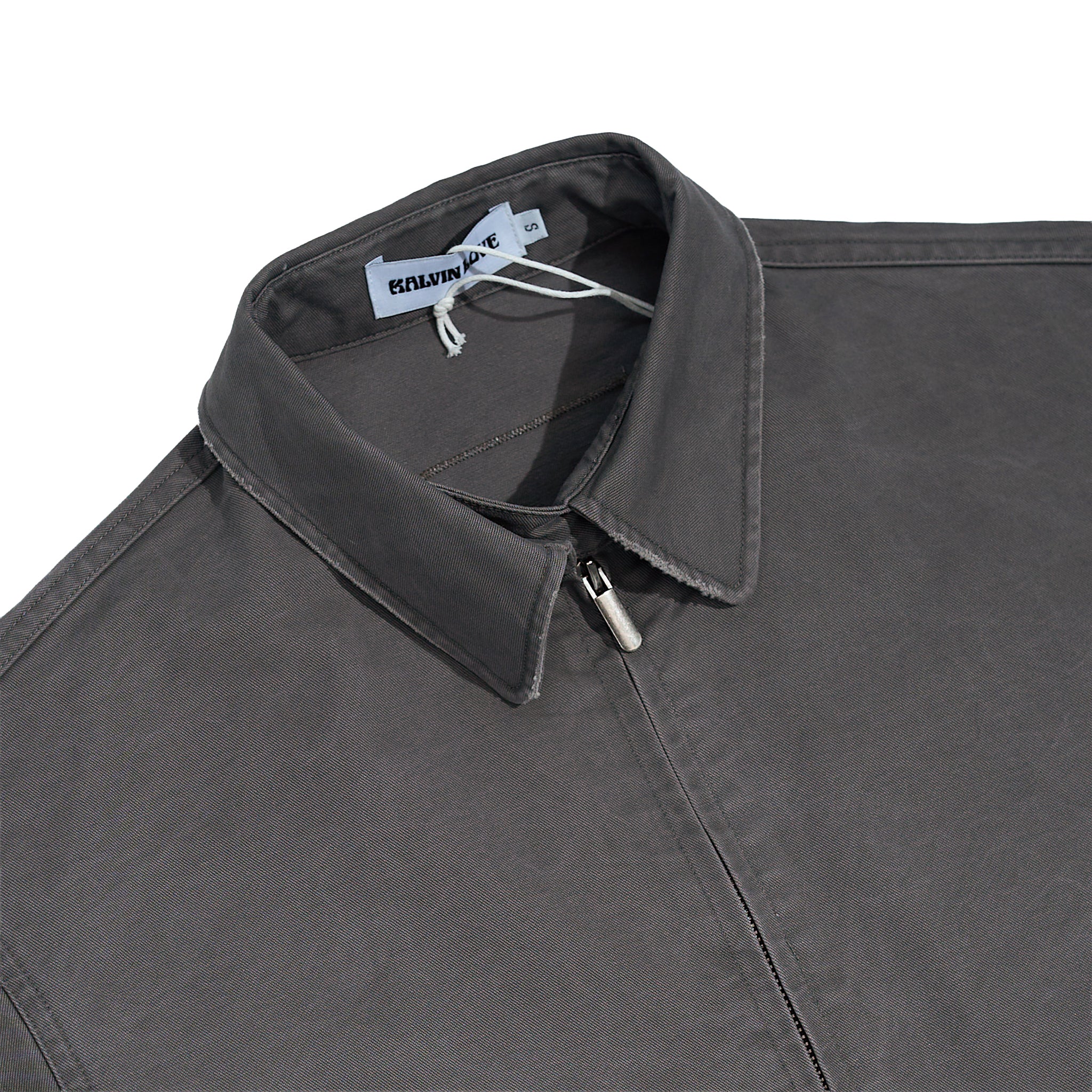 The Embroidered Garment-Dyed Harrington Jacket