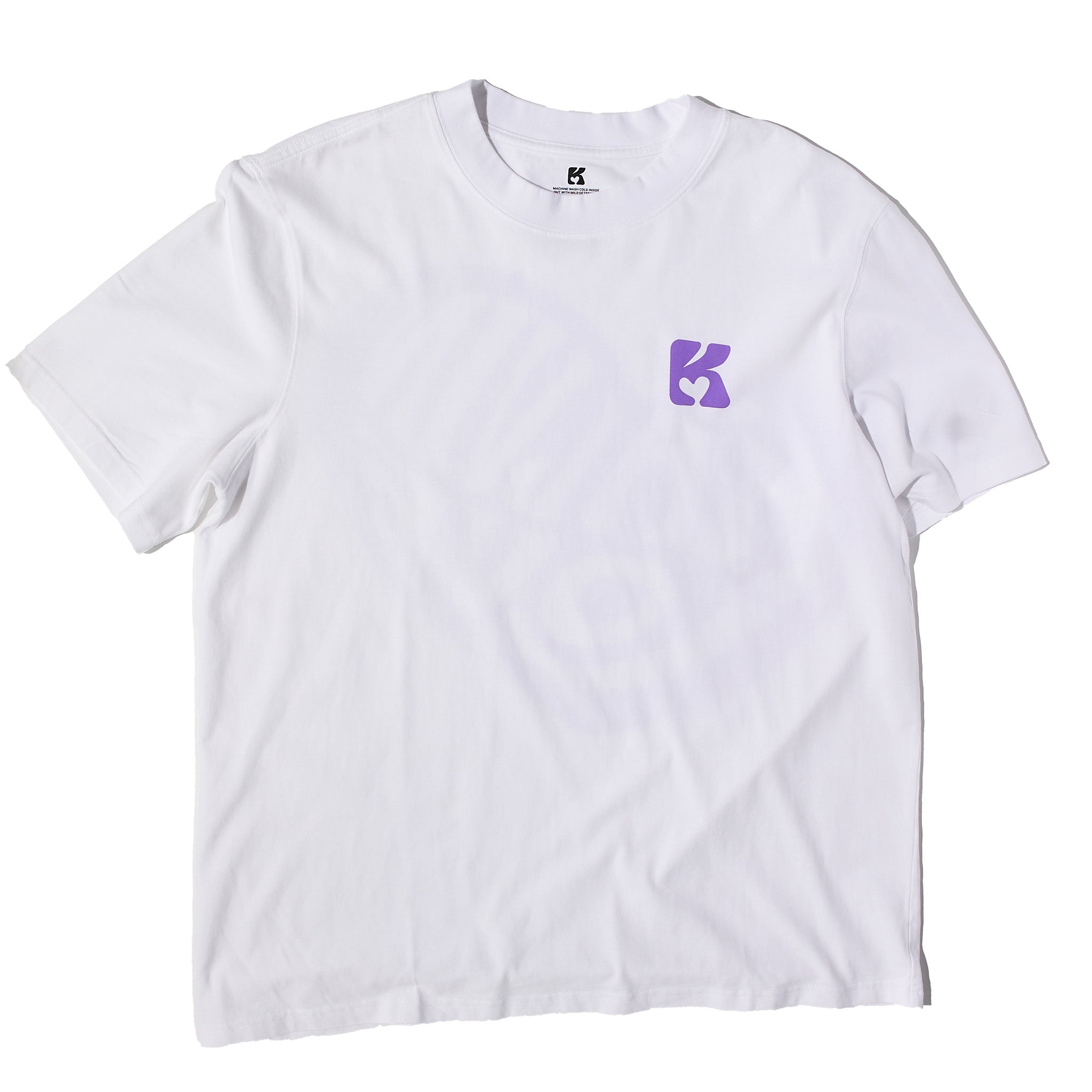 Groovy Logo Heart - Purple On White