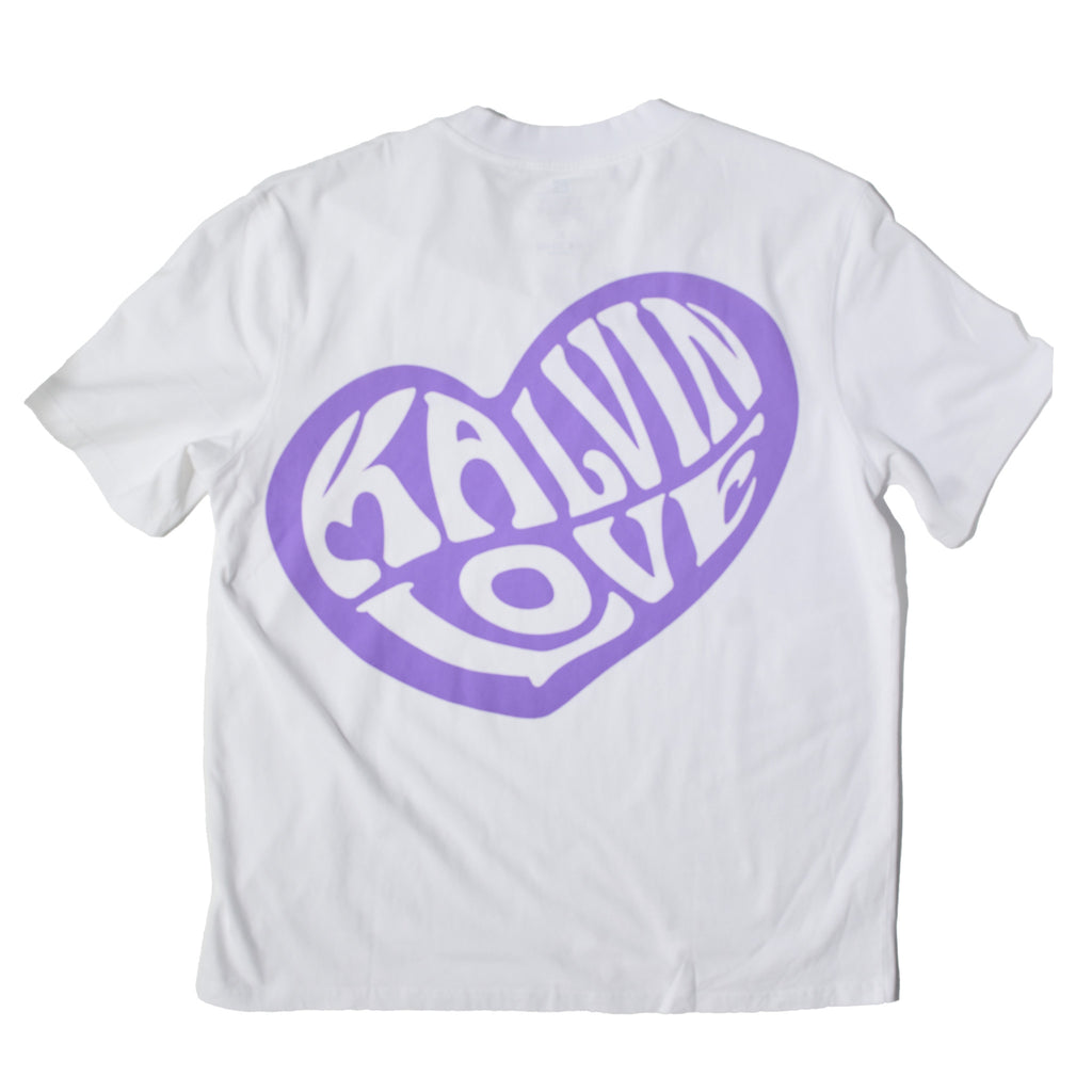 Groovy Logo Heart - Purple On White